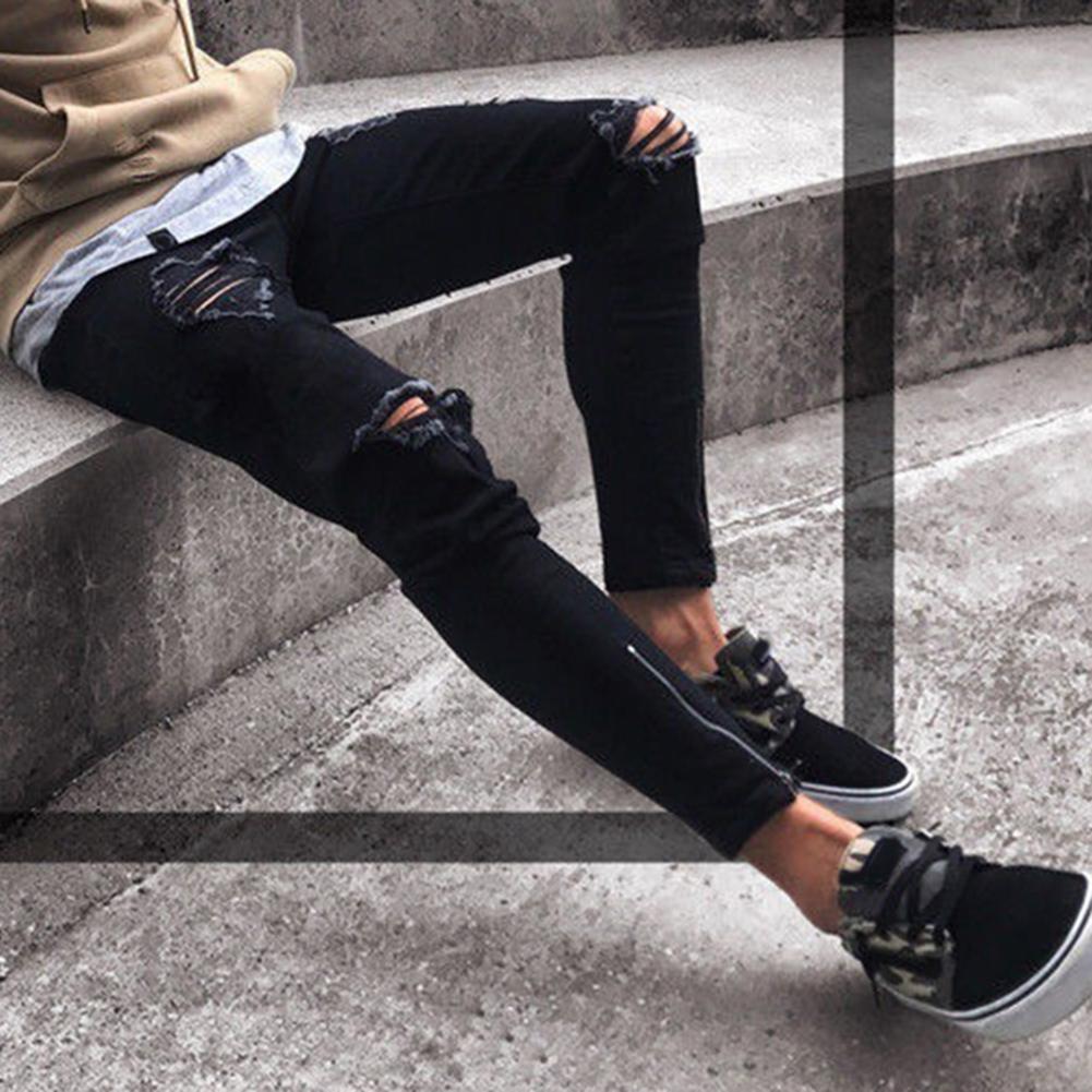 Herren-Pencil-Jeans: Lässiger Style mit Ripp-Details