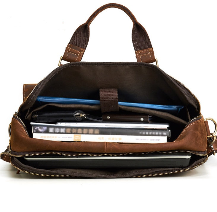 Herren Ledertasche: Retro-Style und Funktionalität fürs Business