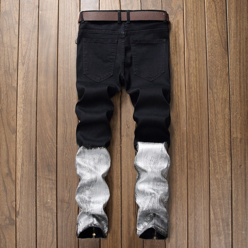 Basic Herrenjeans: Klassischer Style und Komfort mit Used-Details