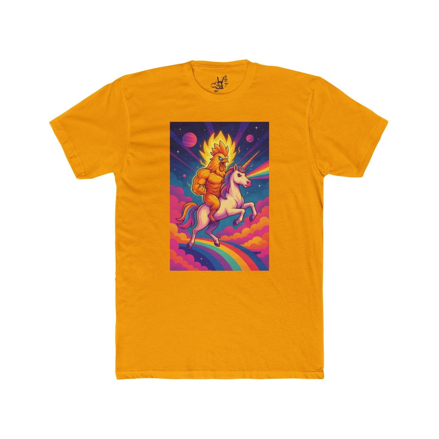 Colorful Unicorn Graphic Tee - Unisex Cotton Crew