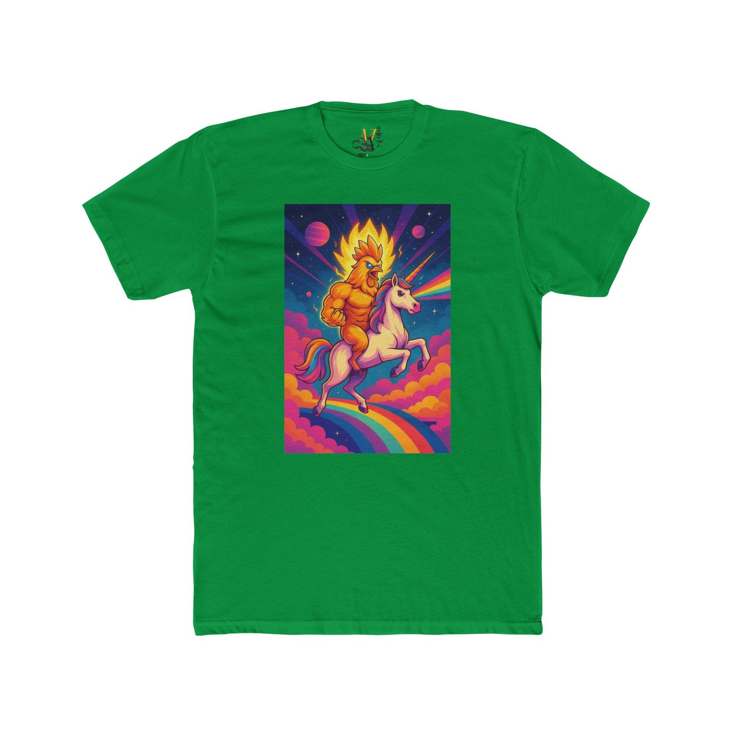 Colorful Unicorn Graphic Tee - Unisex Cotton Crew