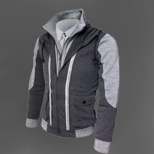 Casual Kapuzenjacke Herren: Jugendlicher und bequemer Style für Frühling und Herbst