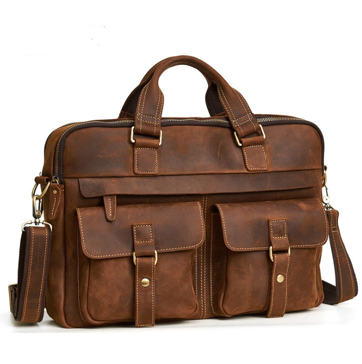 Herren Ledertasche: Retro-Style und Funktionalität fürs Business