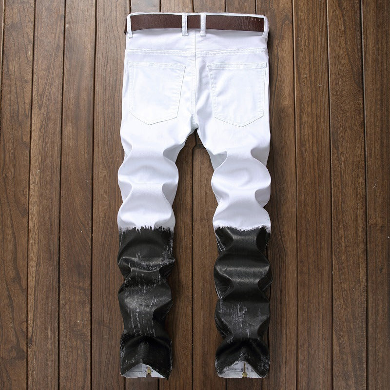 Basic Herrenjeans: Klassischer Style und Komfort mit Used-Details