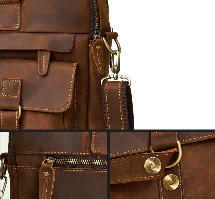 Herren Ledertasche: Retro-Style und Funktionalität fürs Business