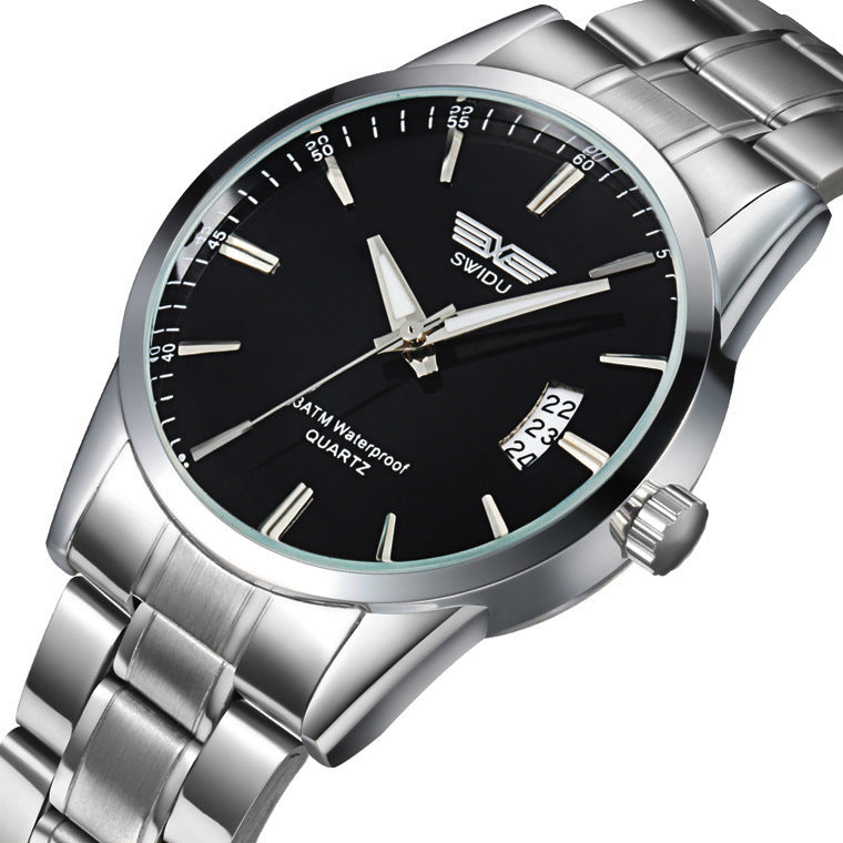 Herrenarmbanduhr aus Edelstahl: Klassische Eleganz und japanische Präzision