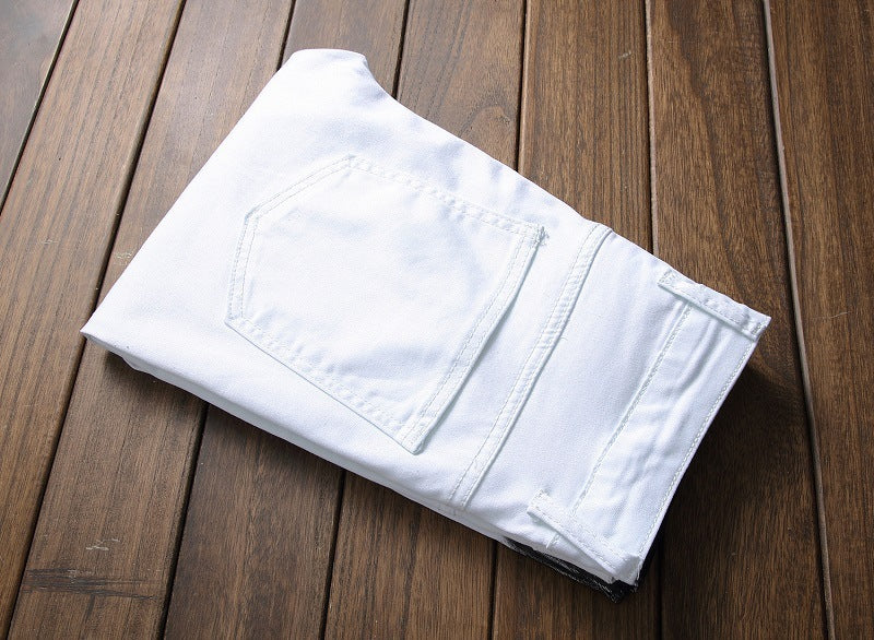 Basic Herrenjeans: Klassischer Style und Komfort mit Used-Details