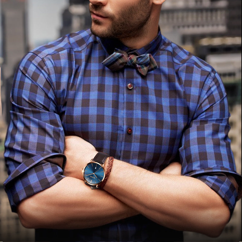 Luxuriöse Freizeitarmbanduhr für Herren: Klassisches Design mit erweiterten Funktionen
