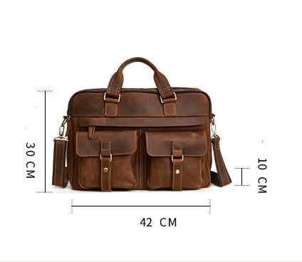 Herren Ledertasche: Retro-Style und Funktionalität fürs Business